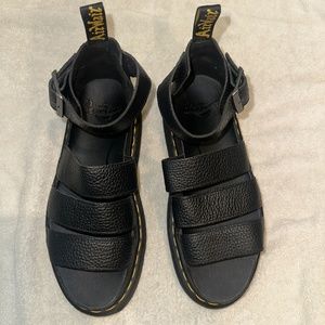 Doc Martens/Dr martens: Sandals: black leather